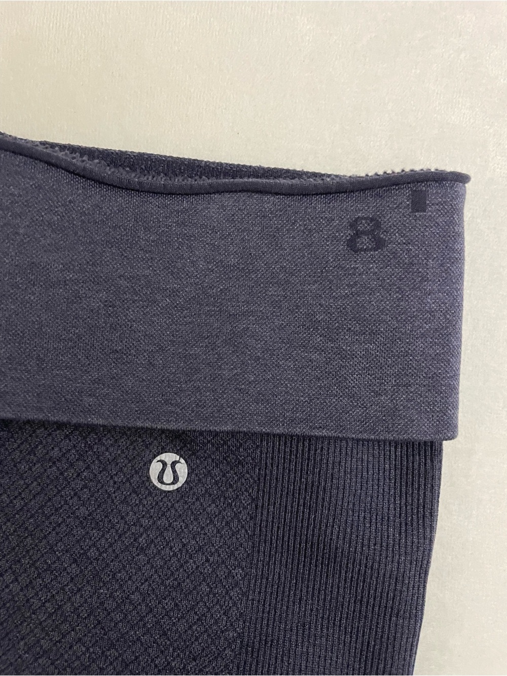 Lululemon Seamless Street Crop Capri Leggings Dark Navy Size 8 - Picture 8 of 9